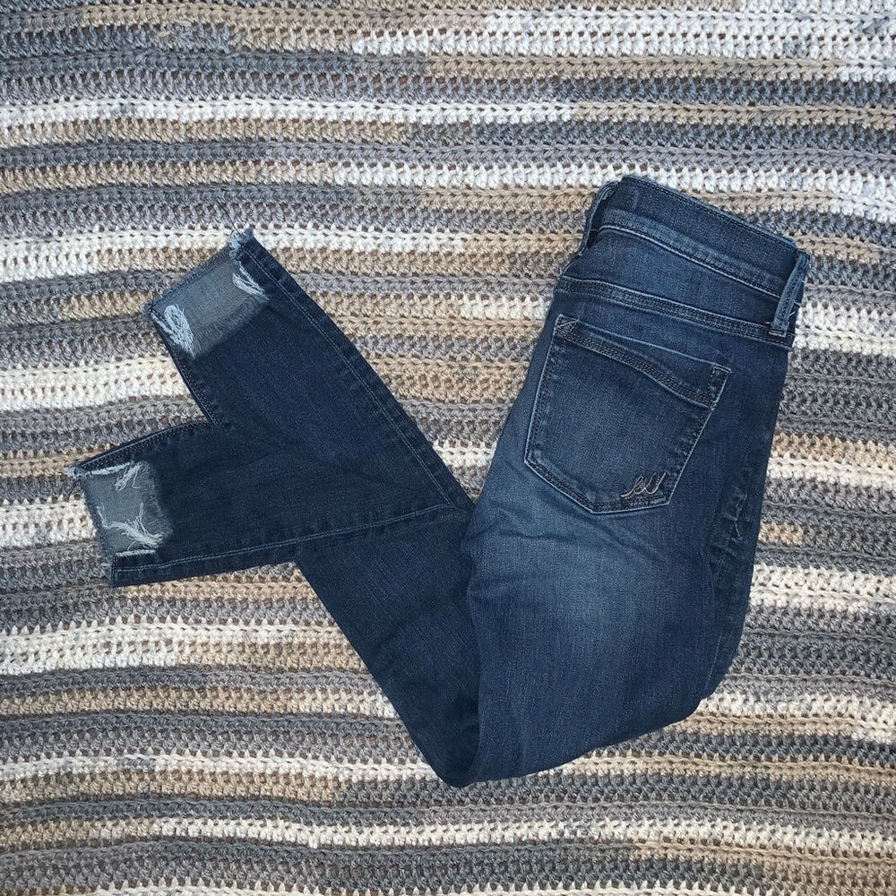 Express Jeans Ankle Legging Mid Rise